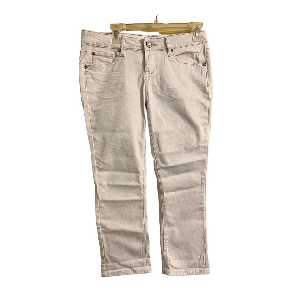 Hydraulic white denim
